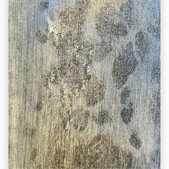 Maryley Italy | EUC Women's Distressed Denim with Animal Print Size 26 - Picture 6 of 10